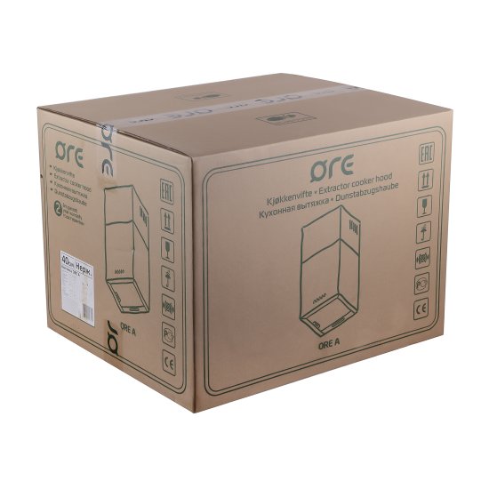 Вытяжка настенная Ore A 40 см цвет нержавеющая сталь