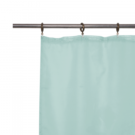 Тюль на ленте Inspire Polyone Aqua 300x280 см цвет голубой