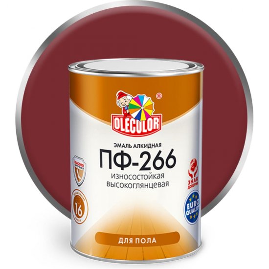 Эмаль для пола Olecolor ПФ-266
