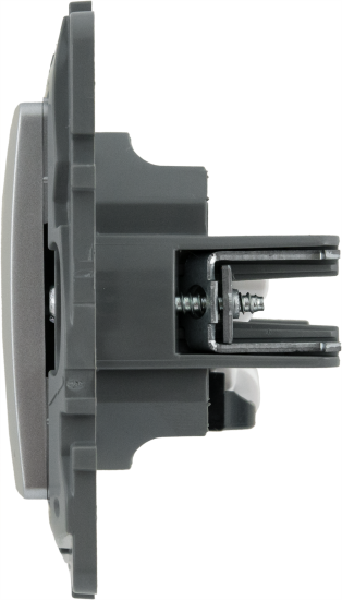 Розетка компьютерная RJ45 категория 5e UTP - Legrand Etika - алюминий