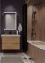 Зеркало для ванной Stretto Black с подсветкой 60x80 см