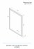 Зеркало для ванной Stretto Black с подсветкой 60x80 см