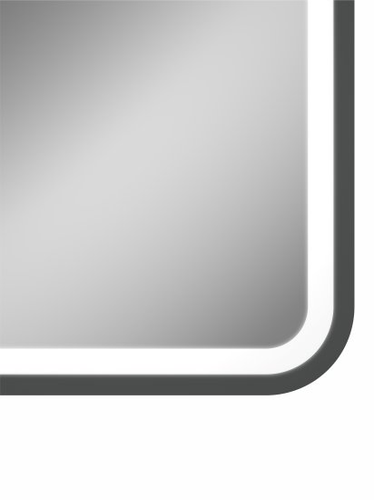 Зеркало с подсветкой Simple Gray LED 60x80 см