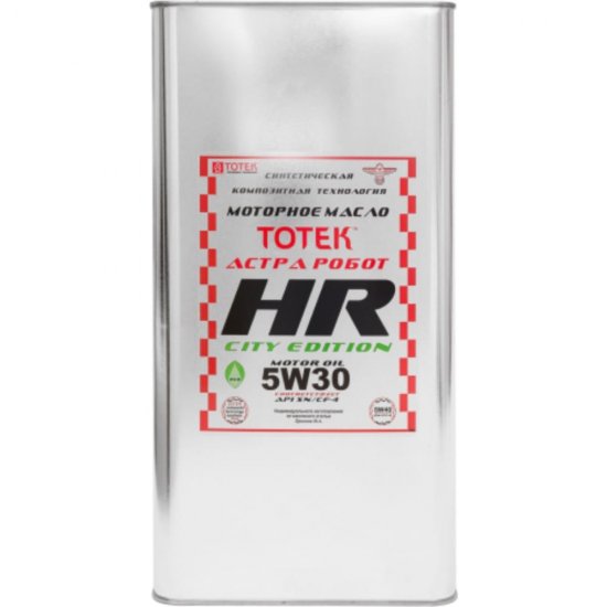 Синтетическое моторное масло ТОТЕК HR-City Edition SAE 5W30