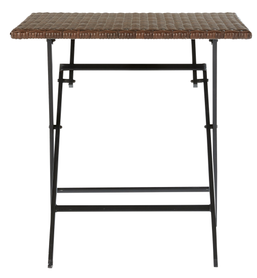 Стол садовый квадратный Zena складной 70x70x71.5 см искусственный ротанг