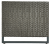 Подлокотник для садовой мебели Naterial Noa Fix 10x62x10 см ротанг серый 2 шт
