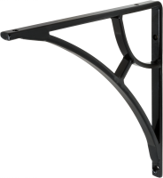 Кронштейн Larvij Раньятела 16x17 см сталь нагрузка до 12.5 кг цвет чёрный