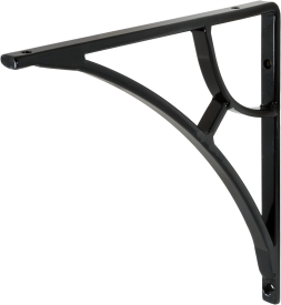 Кронштейн Larvij Раньятела 16x17 см сталь нагрузка до 12.5 кг цвет чёрный