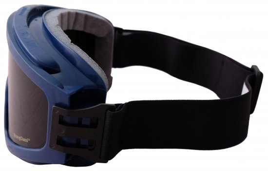 Очки для газосварки закрытые с обтюратором Krafter Panorama 6 PC черные с защитой от запотевания и царапин