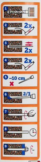 Анкер химический Sormat ITH 410 Ve для бетона, кирпича, керамзита и камня