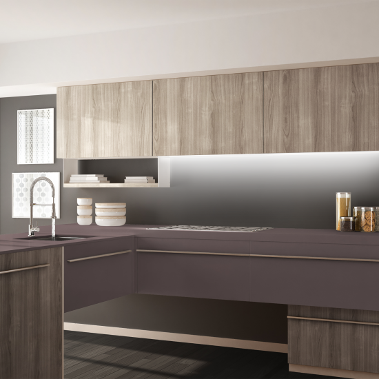 Светодиодная лента для подсветки рабочей зоны Apeyron SMD5050 12В 10мм 2м 10Вт/м 60диод/м 700лм/м 4К нейтральный свет