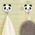 Крючок Tatkraft Panda цвет белый черный 2 шт