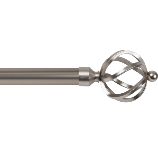 Наконечники Inspire Твист металл 6 см цвет никель 2 шт