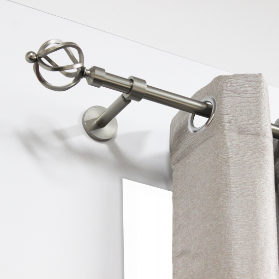 Наконечники Inspire Твист металл 6 см цвет никель 2 шт