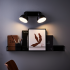 Спот поворотный Inspire Farell 2 лампы E14 1.5 м² цвет черный