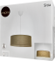 Светильник подвесной Inspire Sitia D48 3 лампы 6.9 м² цвет серый