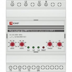 Реле выбора фаз EKF РВФ-3 PROxima