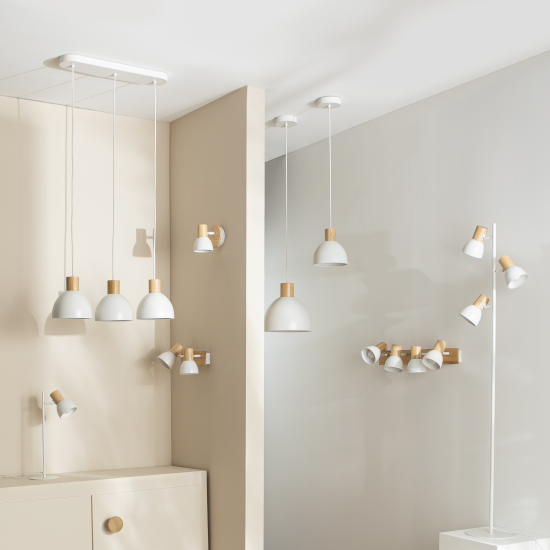 Спот поворотный Inspire Venosa 2 лампы E14 1.5 м² цвет белый