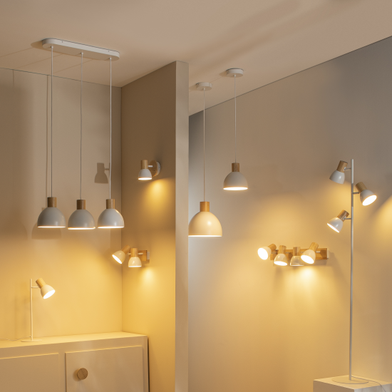 Спот поворотный Inspire Venosa 2 лампы E14 1.5 м² цвет белый