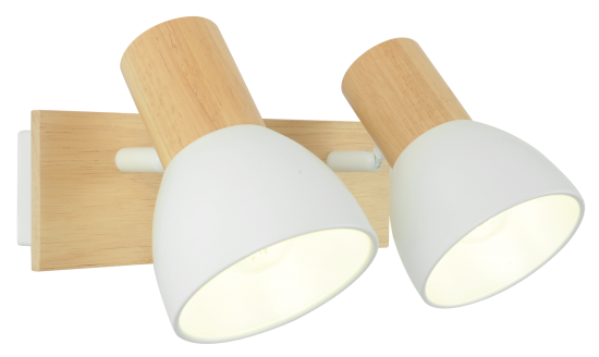 Спот поворотный Inspire Venosa 2 лампы E14 1.5 м² цвет белый