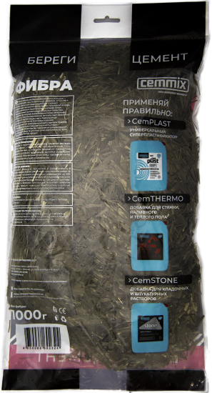 Фибра базальтовая CemFibra R 1 кг