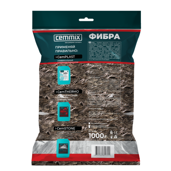 Фибра базальтовая CemFibra R 1 кг