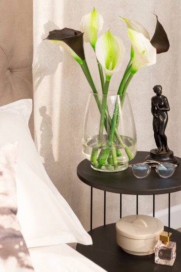 Ваза Вурм стекло цвет прозрачный h25 см