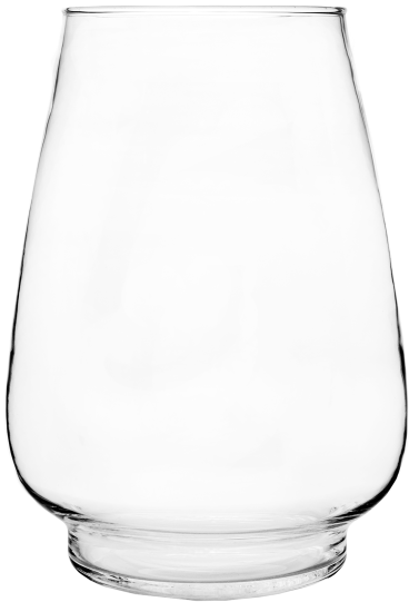 Ваза Вурм стекло цвет прозрачный h25 см