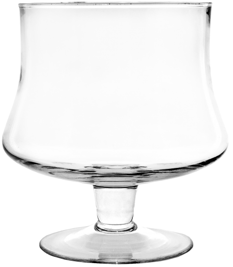Ваза-бокал Лангрен стекло цвет прозрачный 22 см