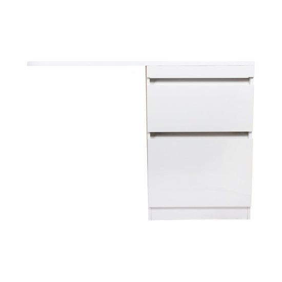 Напольная тумба Style Line Даллас 120, Люкс белая, PLUS, ЭМАЛЬ