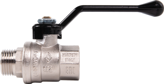 Кран шаровой прямой Bugatti Oregon DN15 PN40 1/2