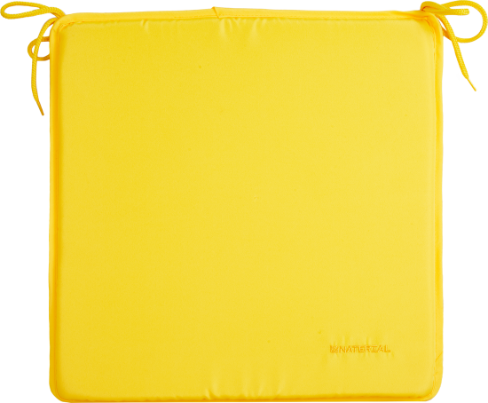 Подушка для стула Naterial Bigrey 40x40 см желтый