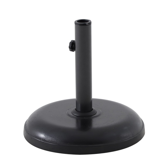 Подставка для садового зонта ø38-48мм 16кг круглая цвет серый