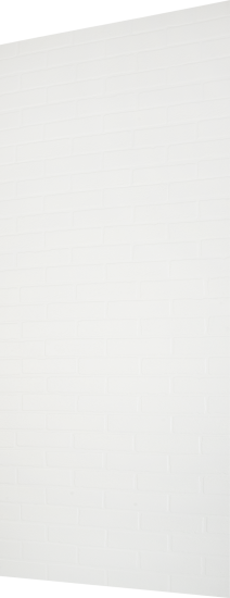 Листовая панель МДФ Кирпич белый 2200x930x6 мм 2.05 м²