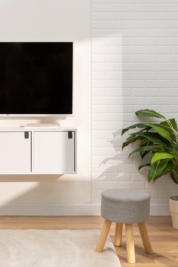 Листовая панель МДФ Кирпич белый 2200x930x6 мм 2.05 м²