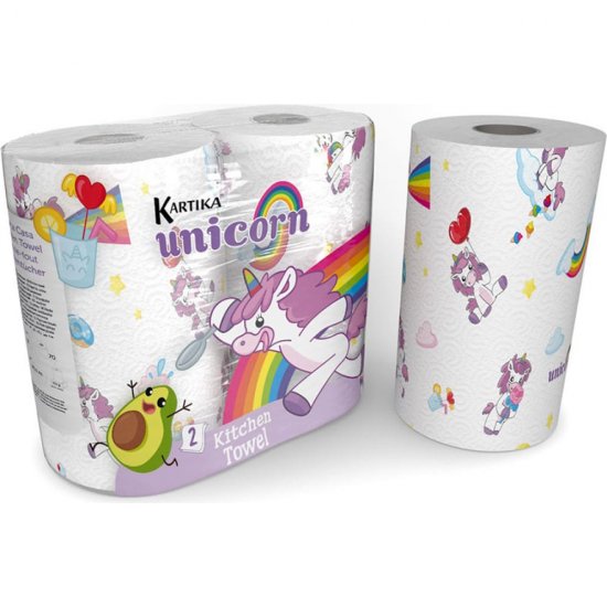 Бумажные полотенца WORLD CART Единорог, Kartika Collection