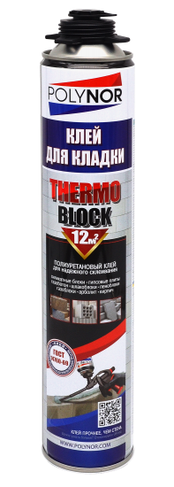 Клей-пена для кладки Polynor Thermo Block 1000 мл