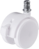 Колесо поворотное с тормозом LWSB10-50WH 50 мм максимальная нагрузка 50 кг цвет белый