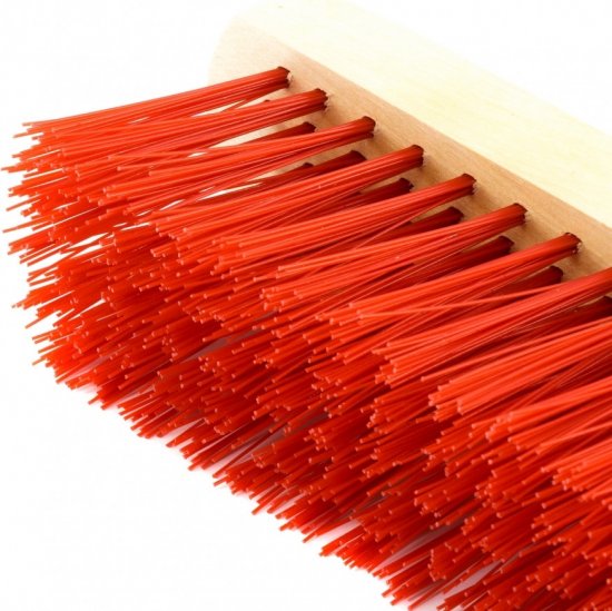 Щетка садовая Сибртех дерево жесткая щетина 40 см без ручки