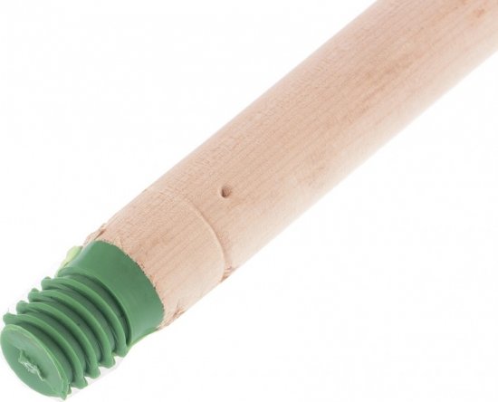 Черенок деревянный с пластиковой резьбой 120x2.5 см