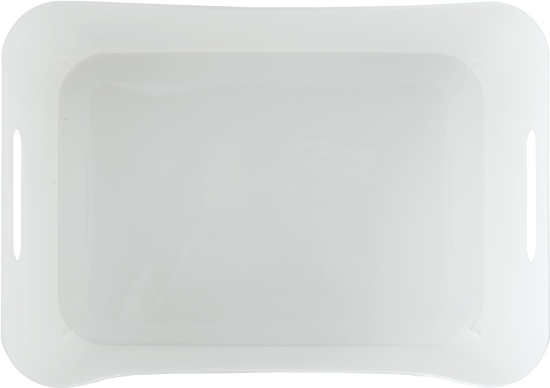 Корзина для хранения Scandi 34x14x24 см пластик цвет белый