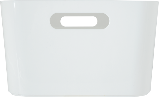 Корзина для хранения Scandi 34x14x24 см пластик цвет белый