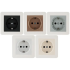 Рамка для розеток и выключателей Systeme Electric W59 Deco 2 поста, цвет слоновая кость