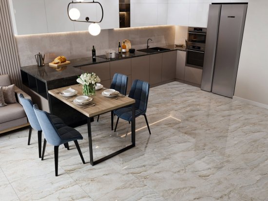 Керамогранит Incolor Merida 60X60x0.9 см 1.44 м² полированный цвет бежевый