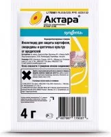 Защита картофеля и цветов от вредителей Актара ВДГ 4 г