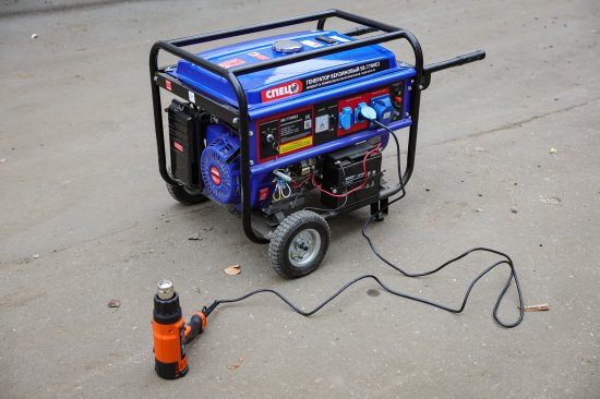 Генератор бензиновый Спец SB-7700E2, 6.5 кВт