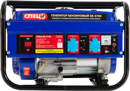 Генератор бензиновый Спец SB-3700, 3 кВт