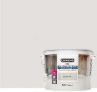 Лак для стен и потолков Luxens акриловый цвет белый полуглянцевый 5 л
