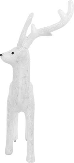 Светящаяся электрическая фигура «Олень» для улицы 200 ламп, 100 см, цвет холодный белый