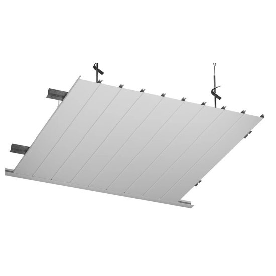 Рейка сплошная Омега 100АТ 4 м белая матовая
